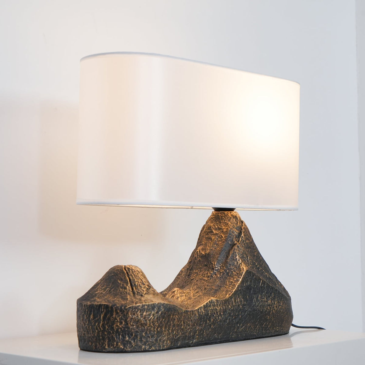 Della bordslampa i naturlig harts