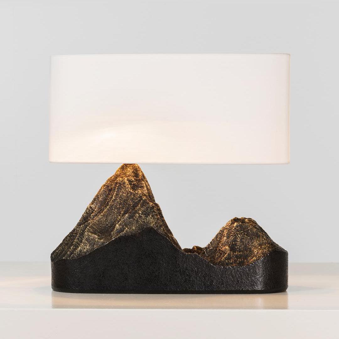 Della bordslampa i naturlig harts