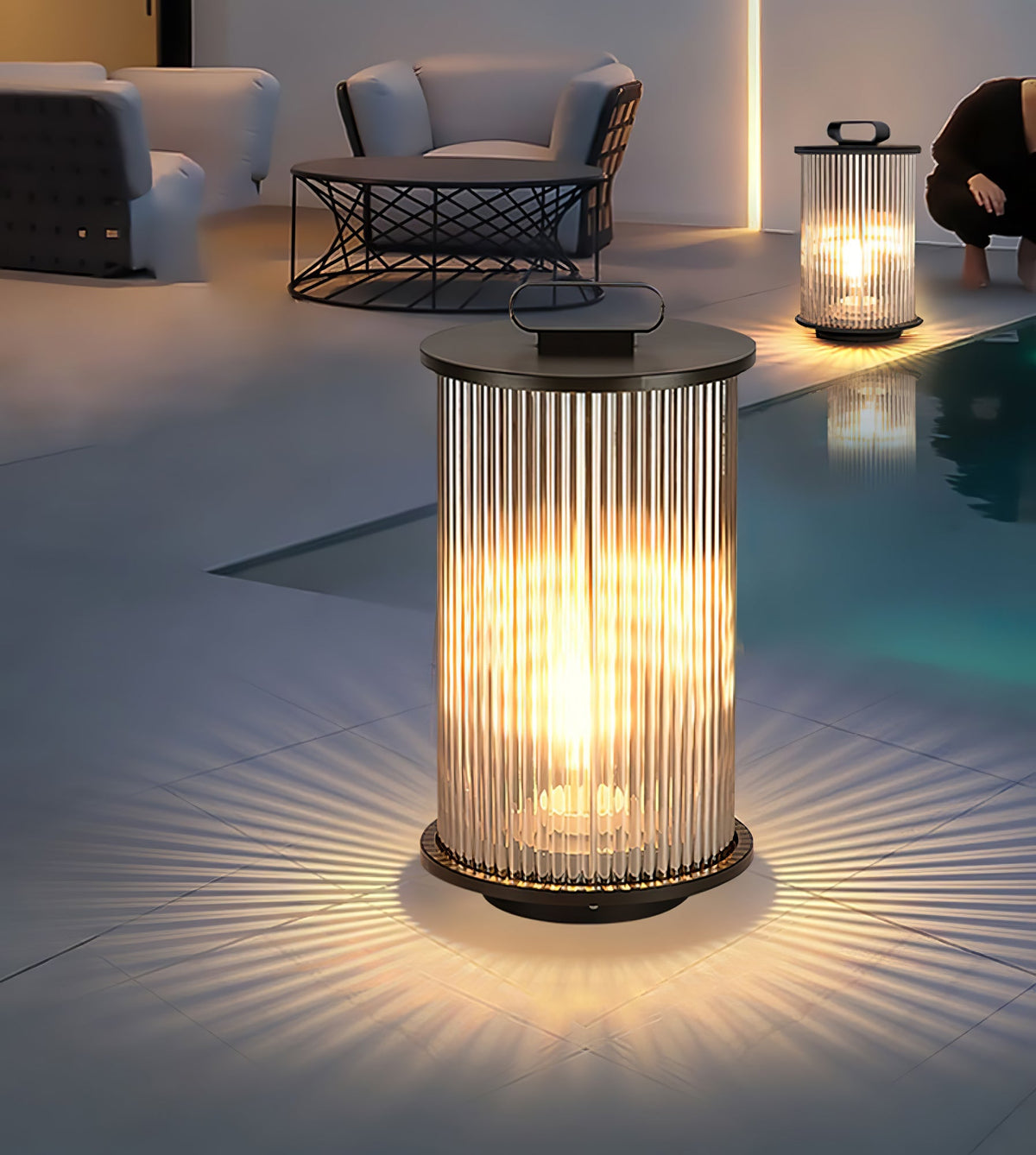 Candeeiro de jardim exterior Halden Lantern