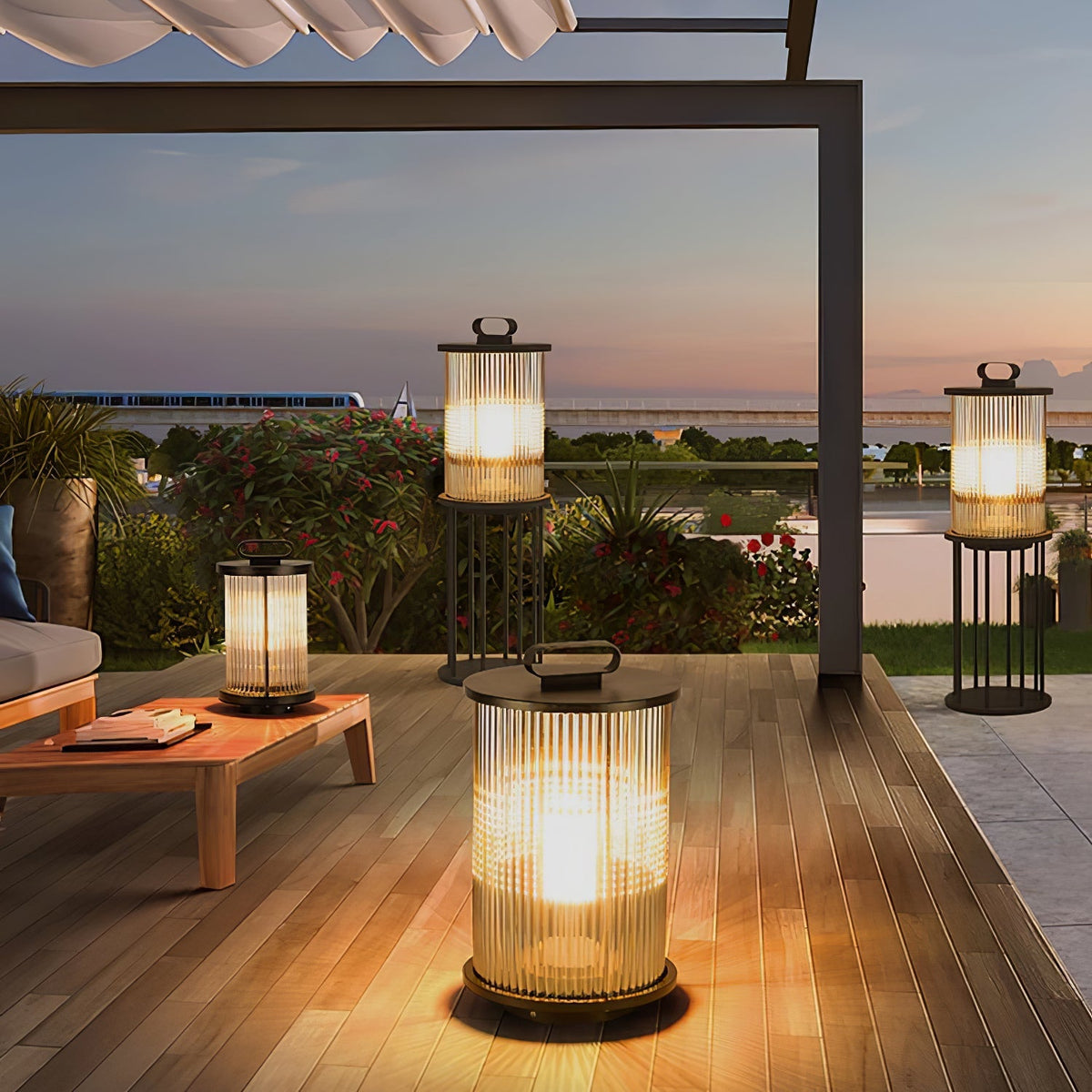 Candeeiro de jardim exterior Halden Lantern