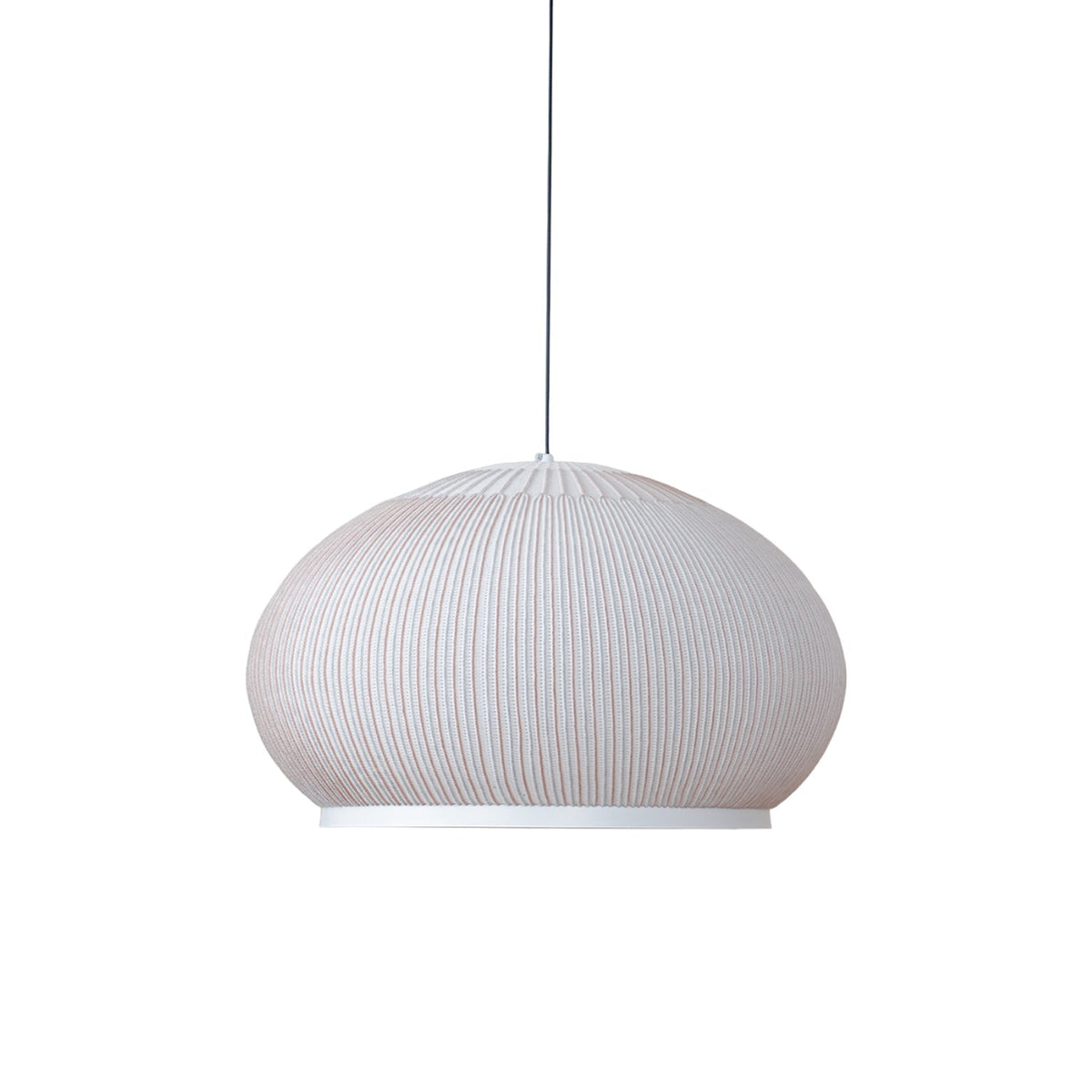 Lineiella minimalistisk pendellampa i tyg