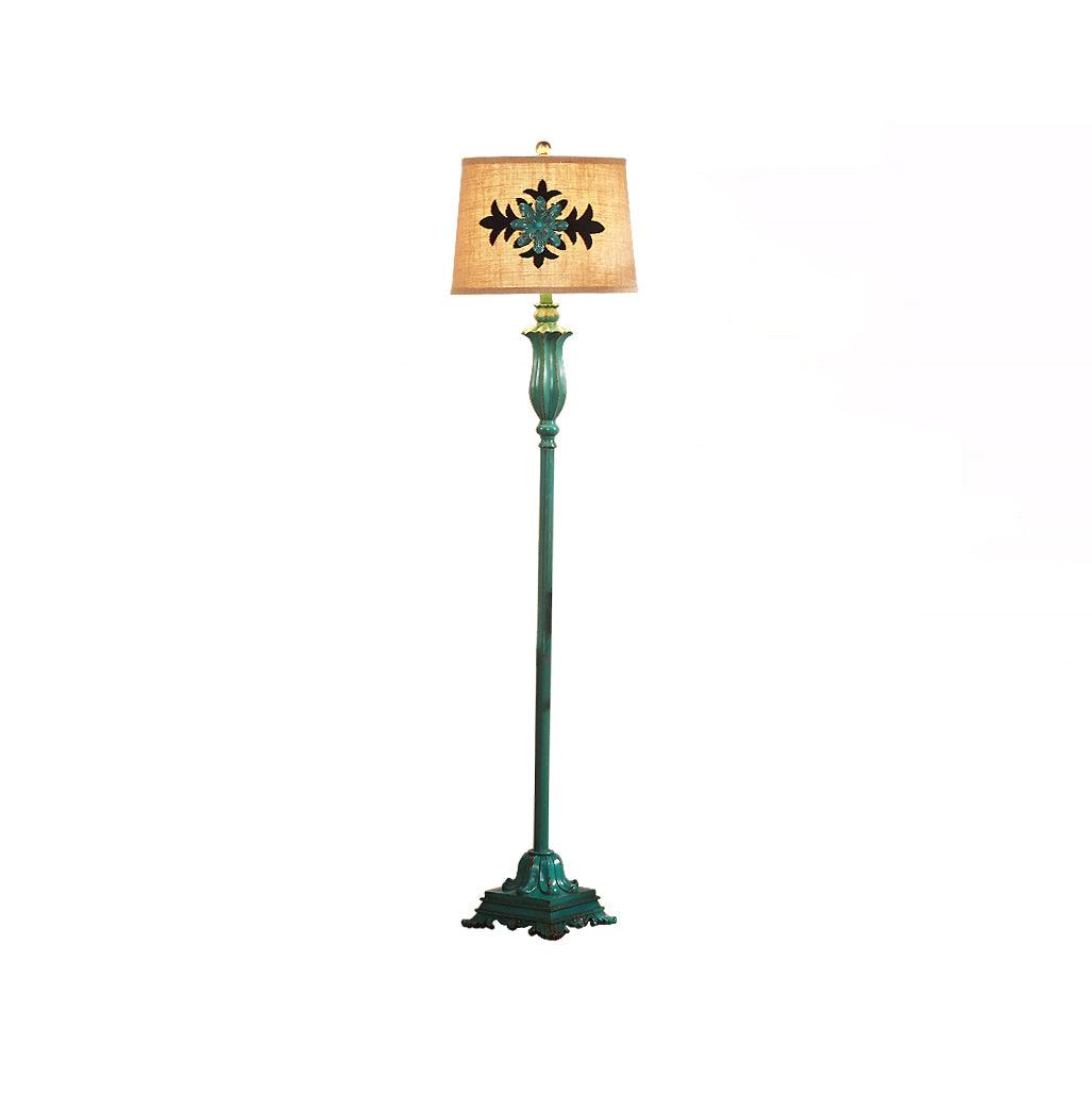 Lucirina vintagegolvlampa i resin