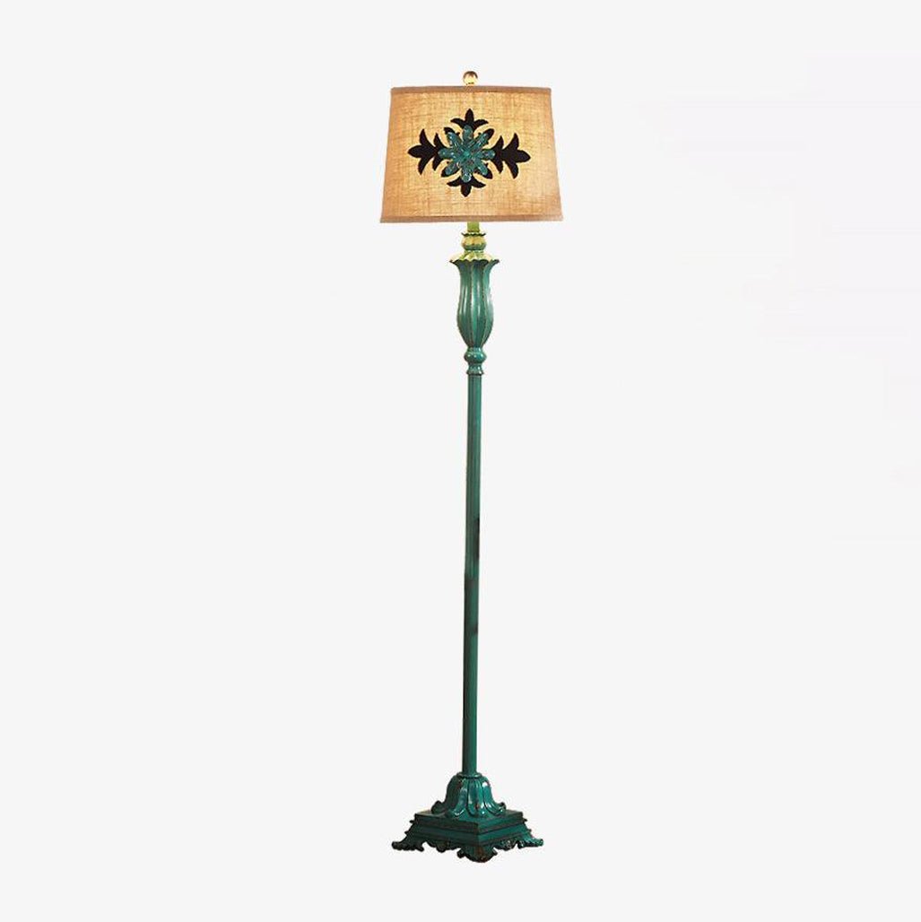 Lucirina vintagegolvlampa i resin