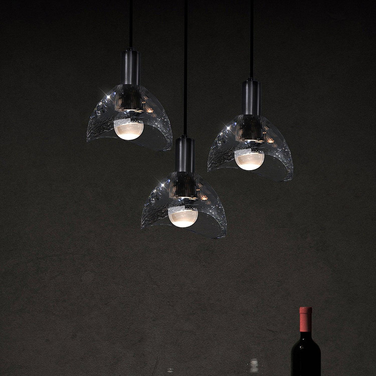 Syvinor eksklusiv nordisk kunstglas-pendel