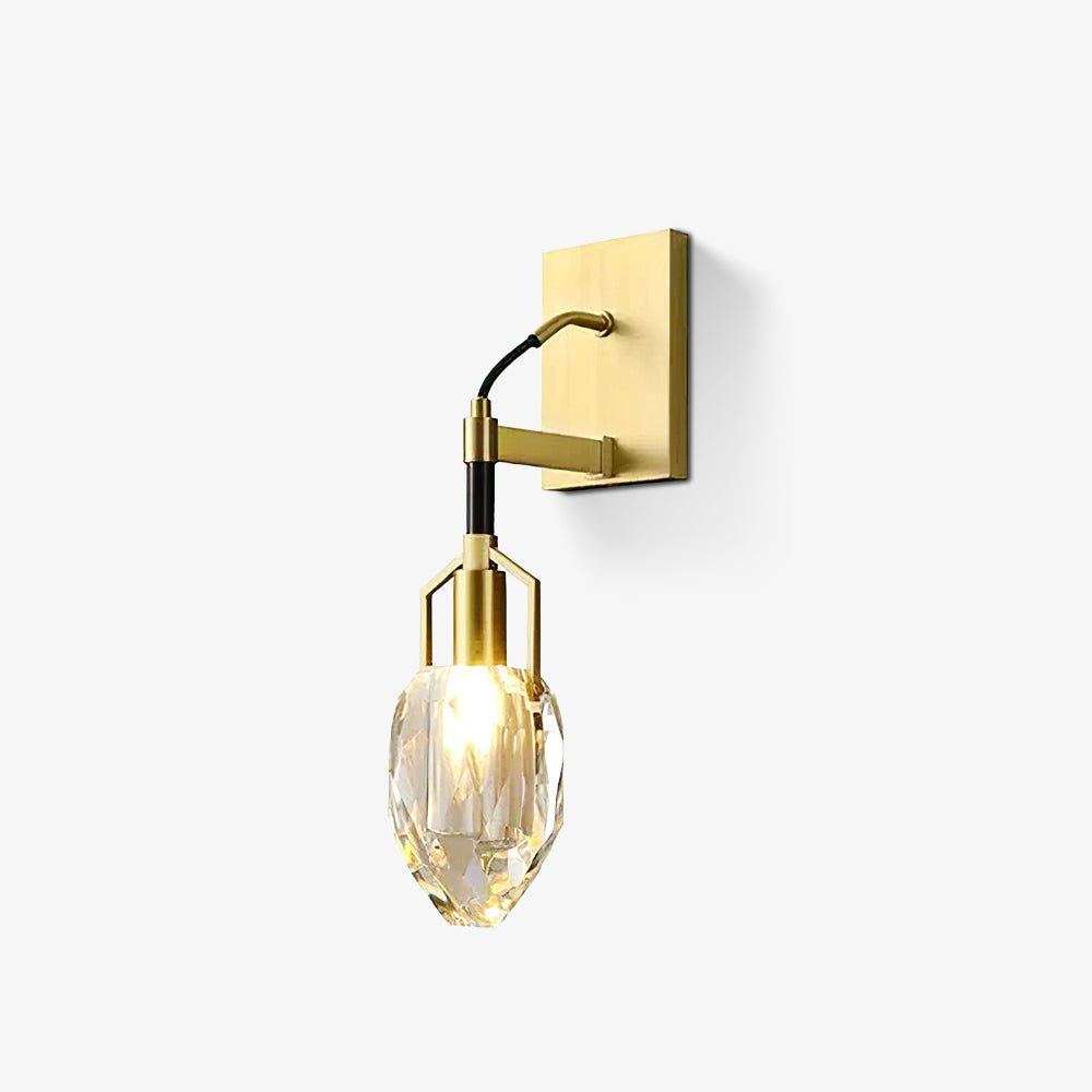 Candeeiro de parede de cristal artístico nórdico premium Isera