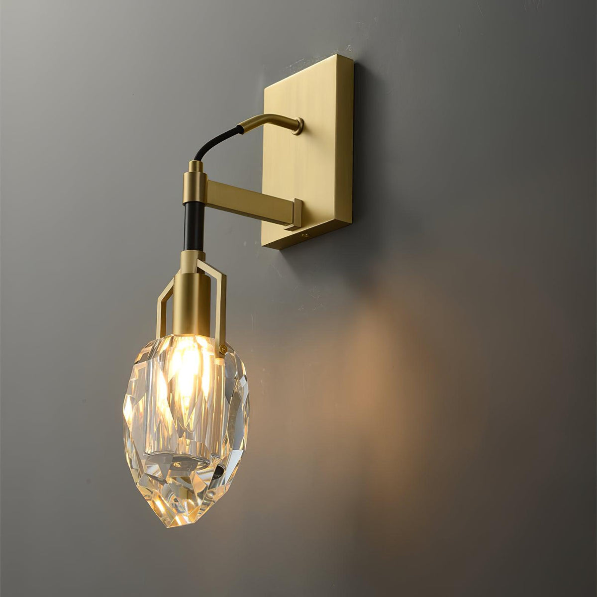 Candeeiro de parede de cristal artístico nórdico premium Isera