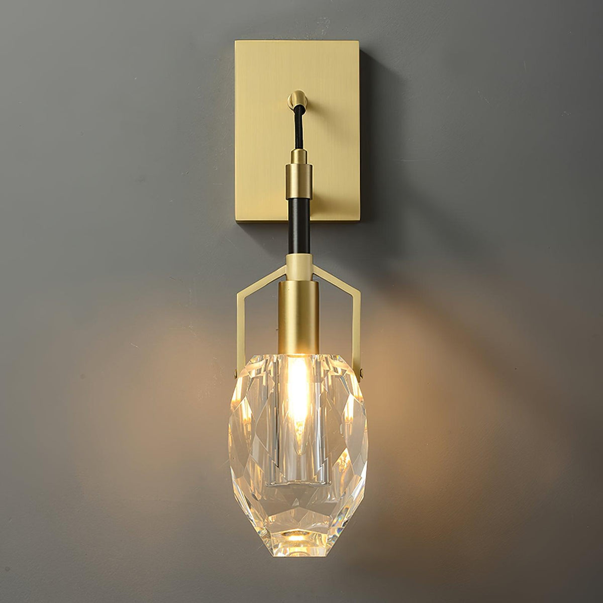 Candeeiro de parede de cristal artístico nórdico premium Isera