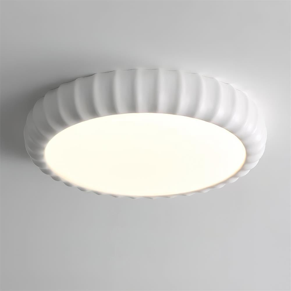 Loftlampe Blød grøn harpiks Minimalistisk planmonteret Moderne
