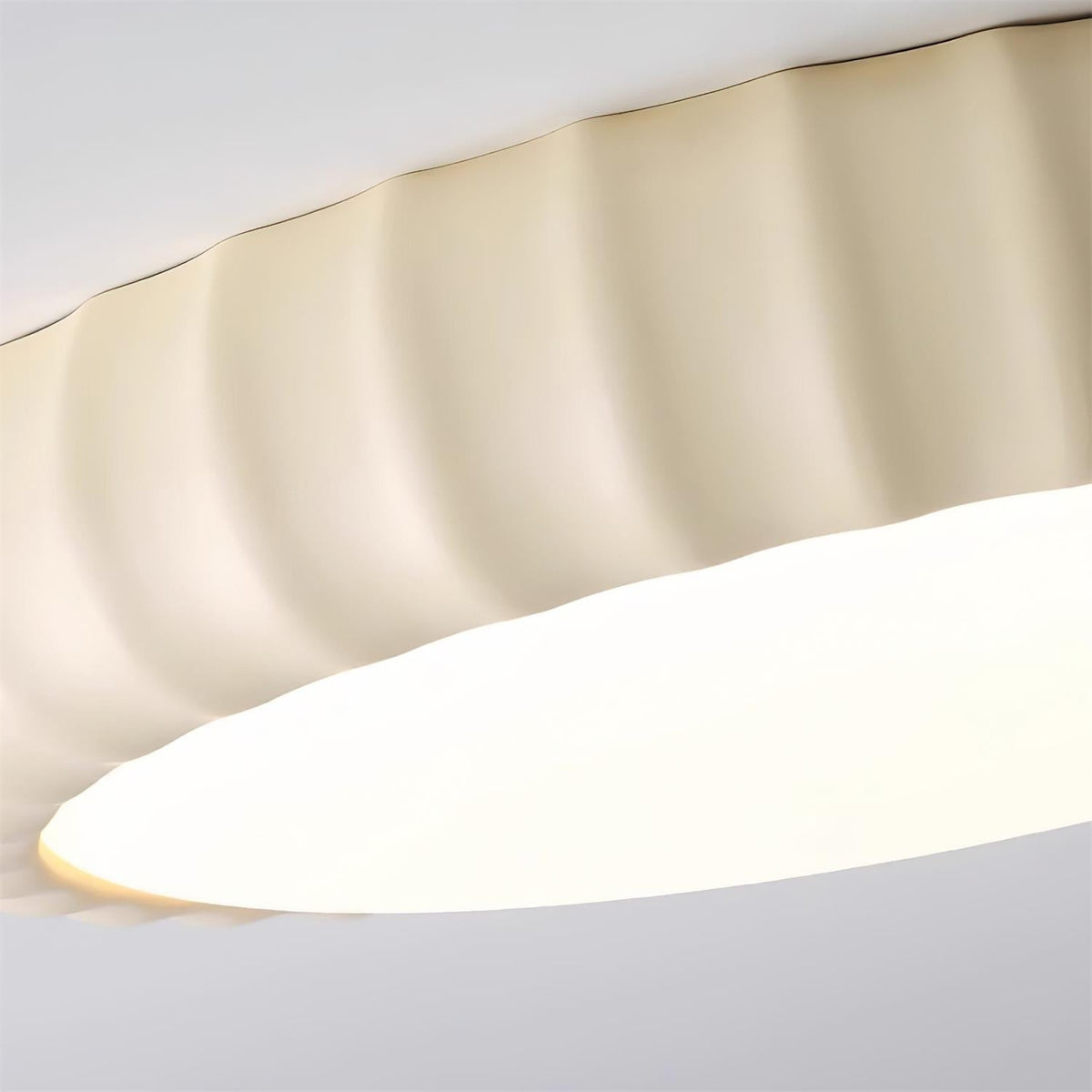 Loftlampe Blød grøn harpiks Minimalistisk planmonteret Moderne