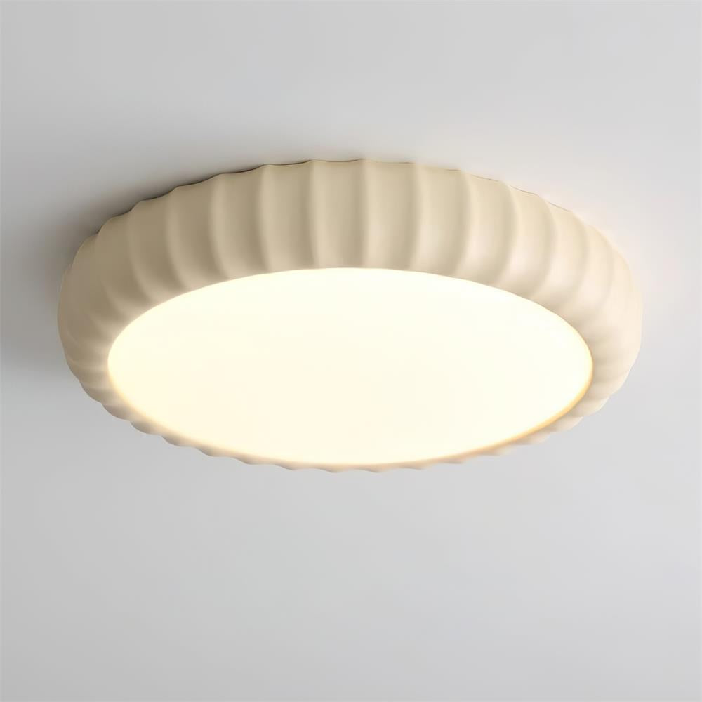Loftlampe Blød grøn harpiks Minimalistisk planmonteret Moderne