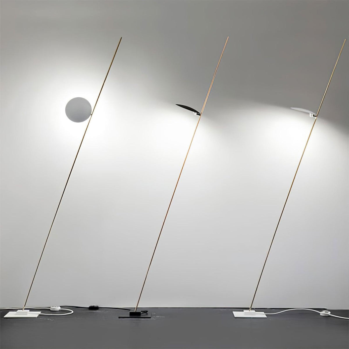 Axial Ray skulpturel gulvlampe