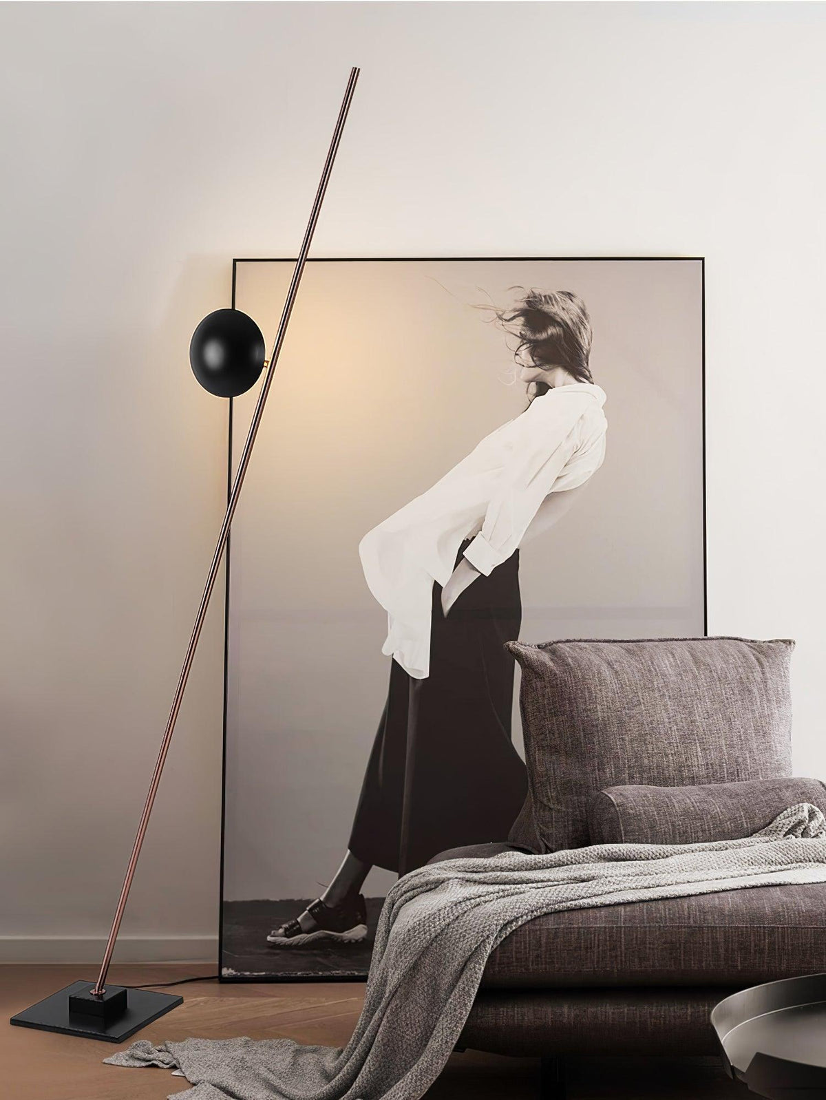 Axial Ray skulpturel gulvlampe