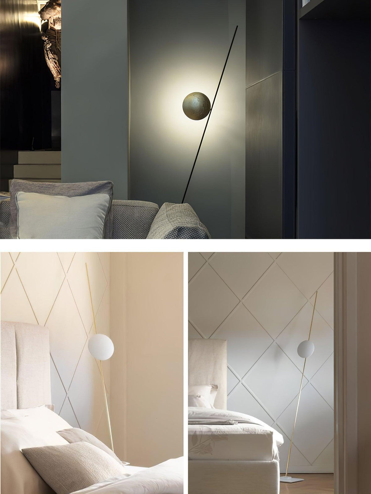 Axial Ray skulpturel gulvlampe