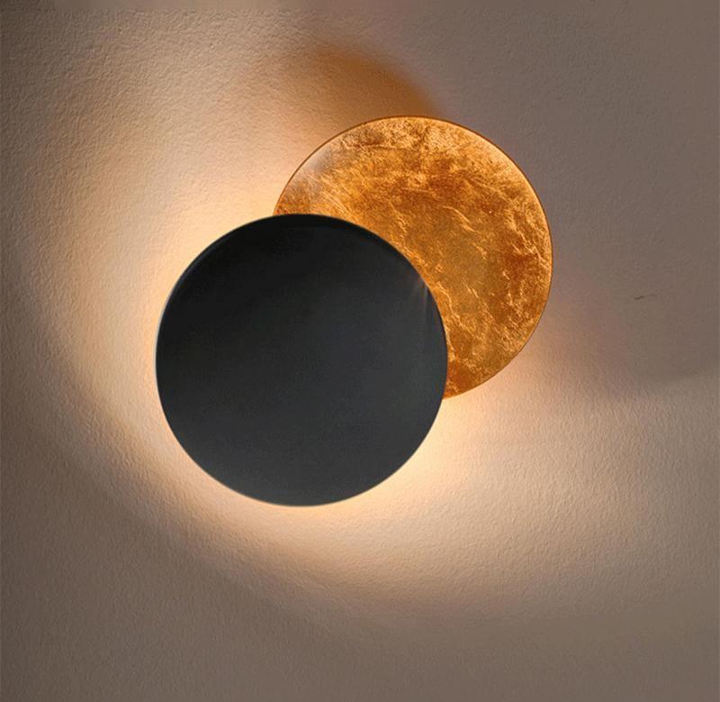 Candeeiro de parede artístico moderno e minimalista Fioris