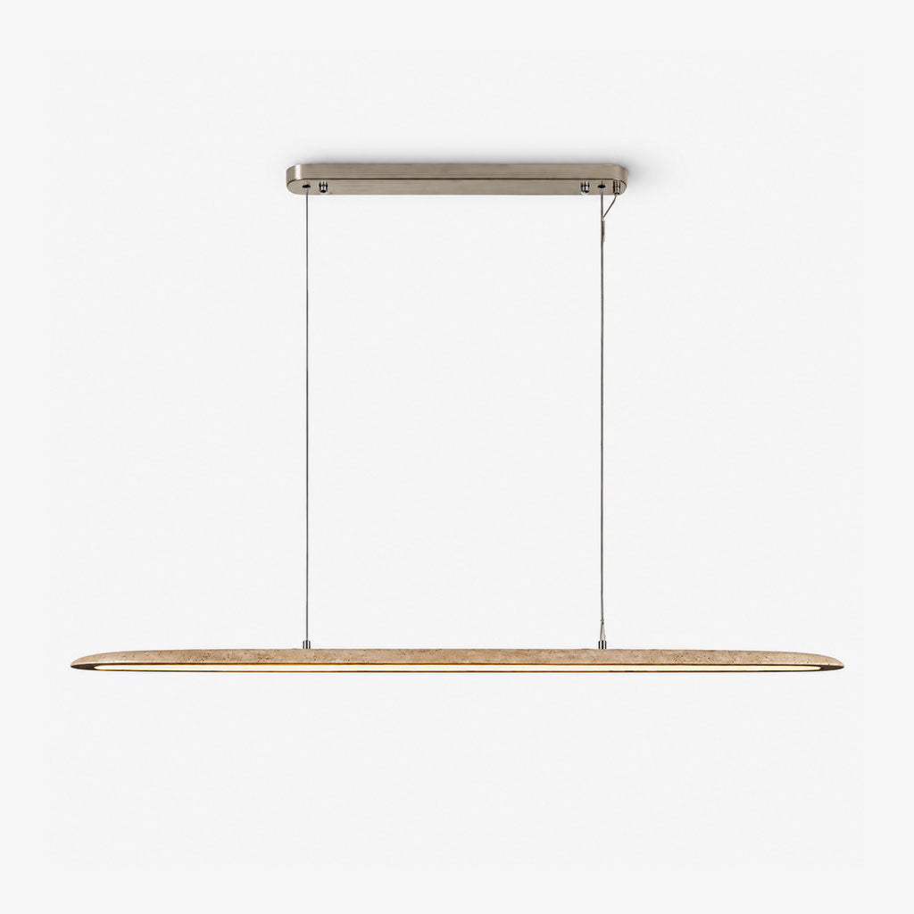 Keldenmere Travertine Linear Pendant Lamp