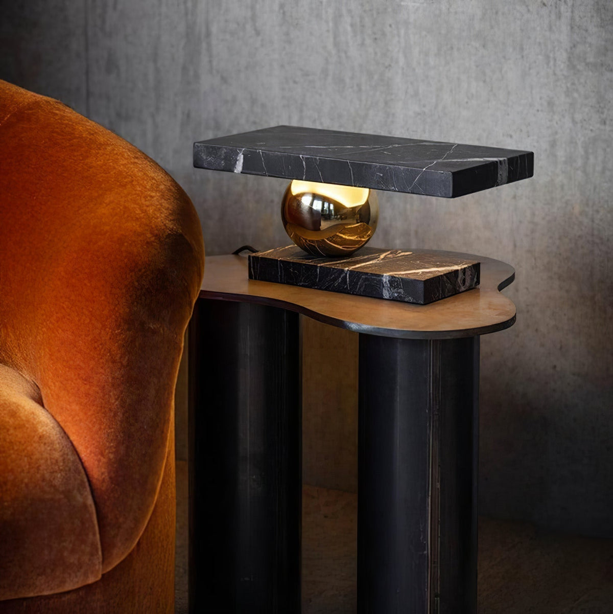 Andrew moderne marmorbordlampe