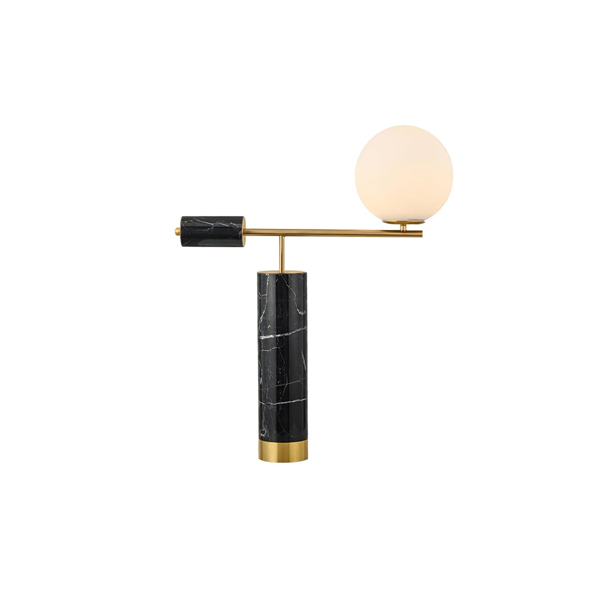Vathayre minimalistisk bordlampe i marmor