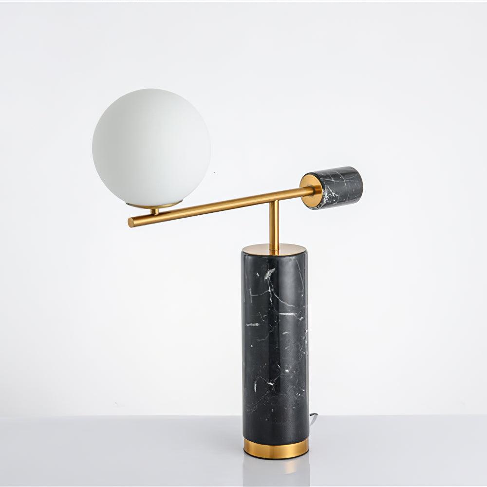 Vathayre minimalistisk bordlampe i marmor