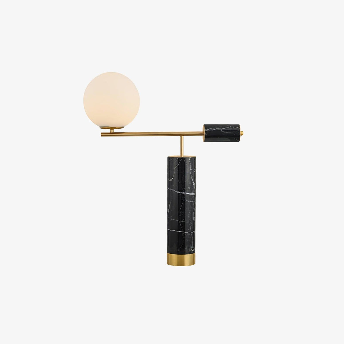 Vathayre minimalistisk bordlampe i marmor