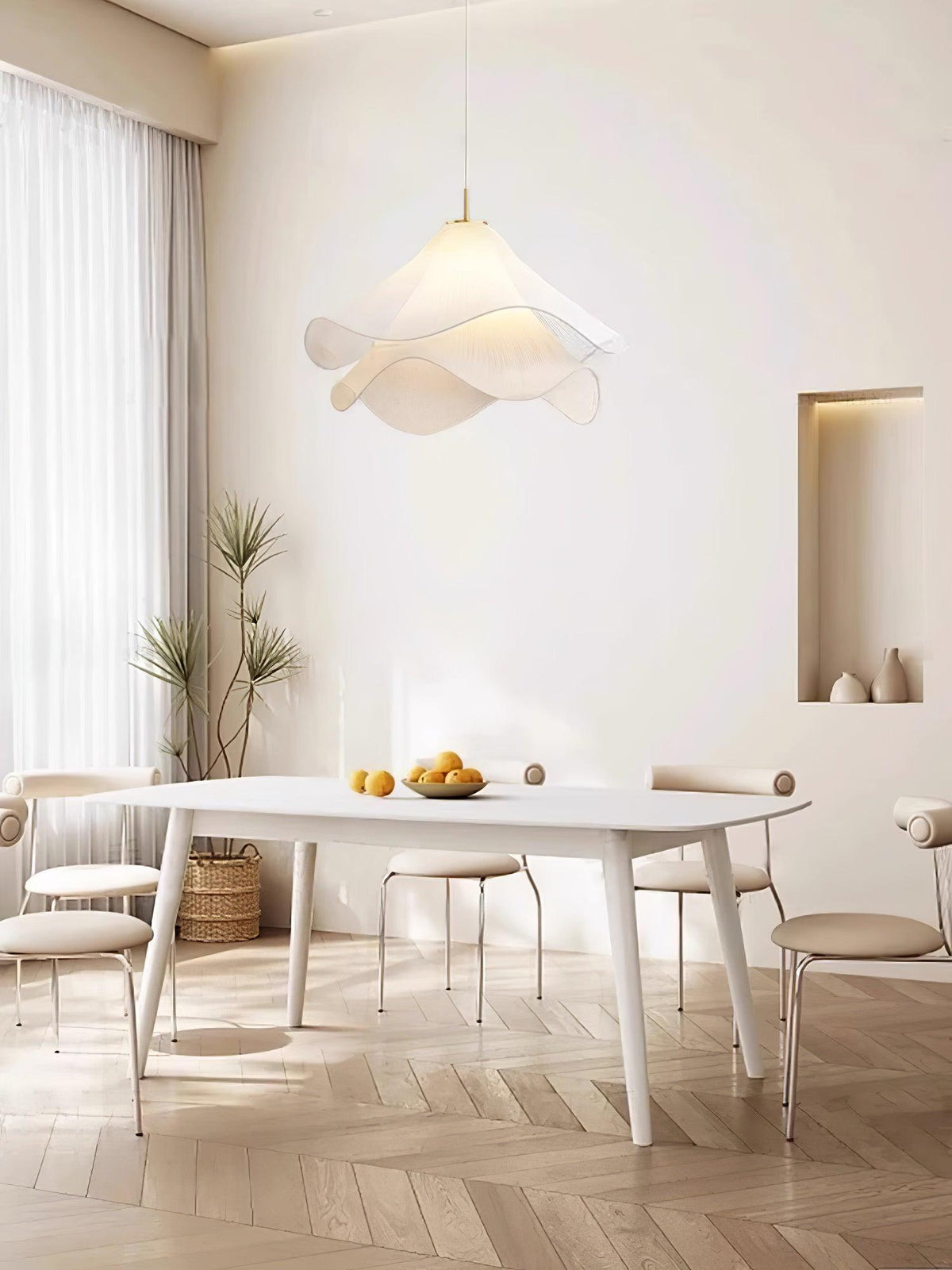 Cirirenne elegant pendellampe med blomsterdesign