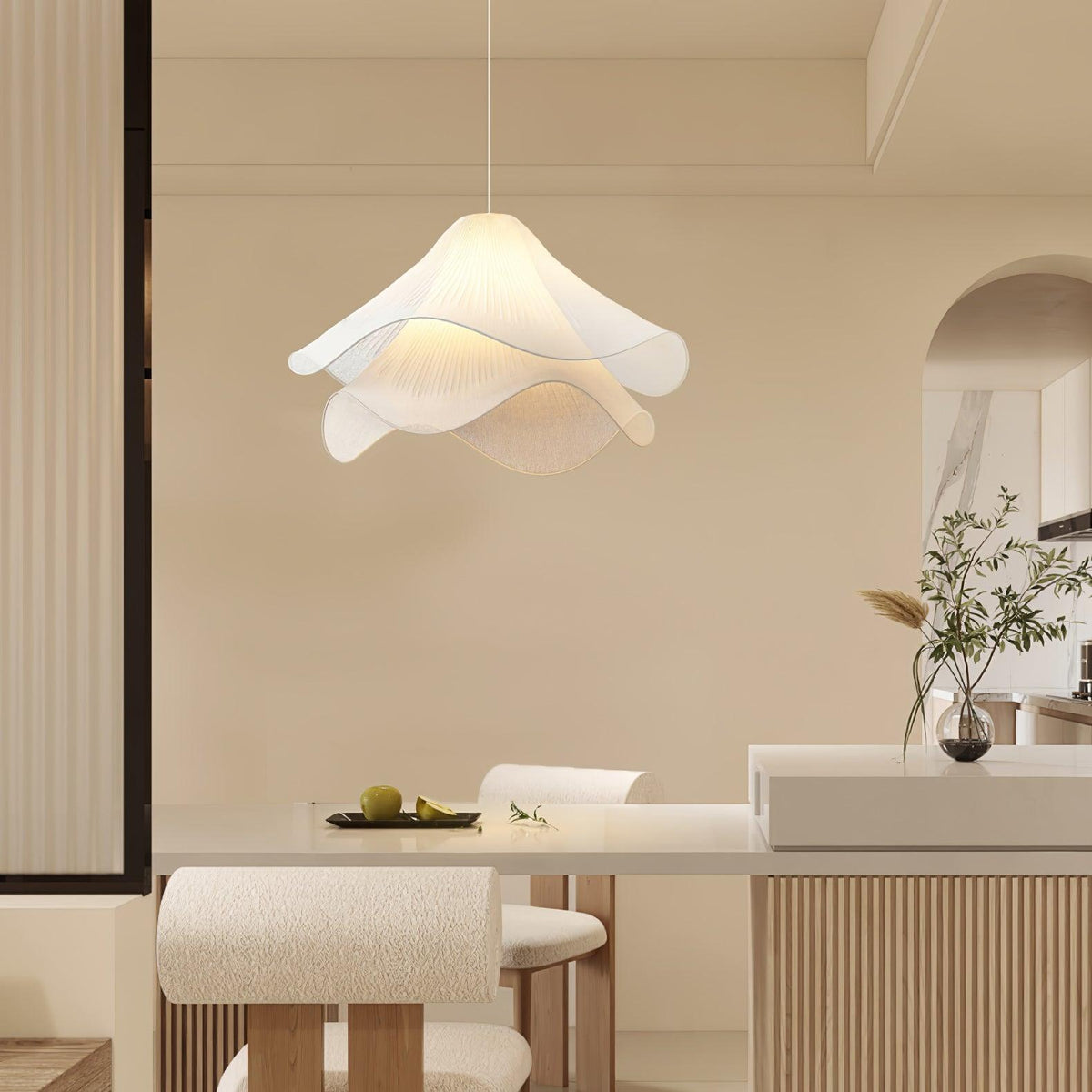 Cirirenne elegant pendellampe med blomsterdesign