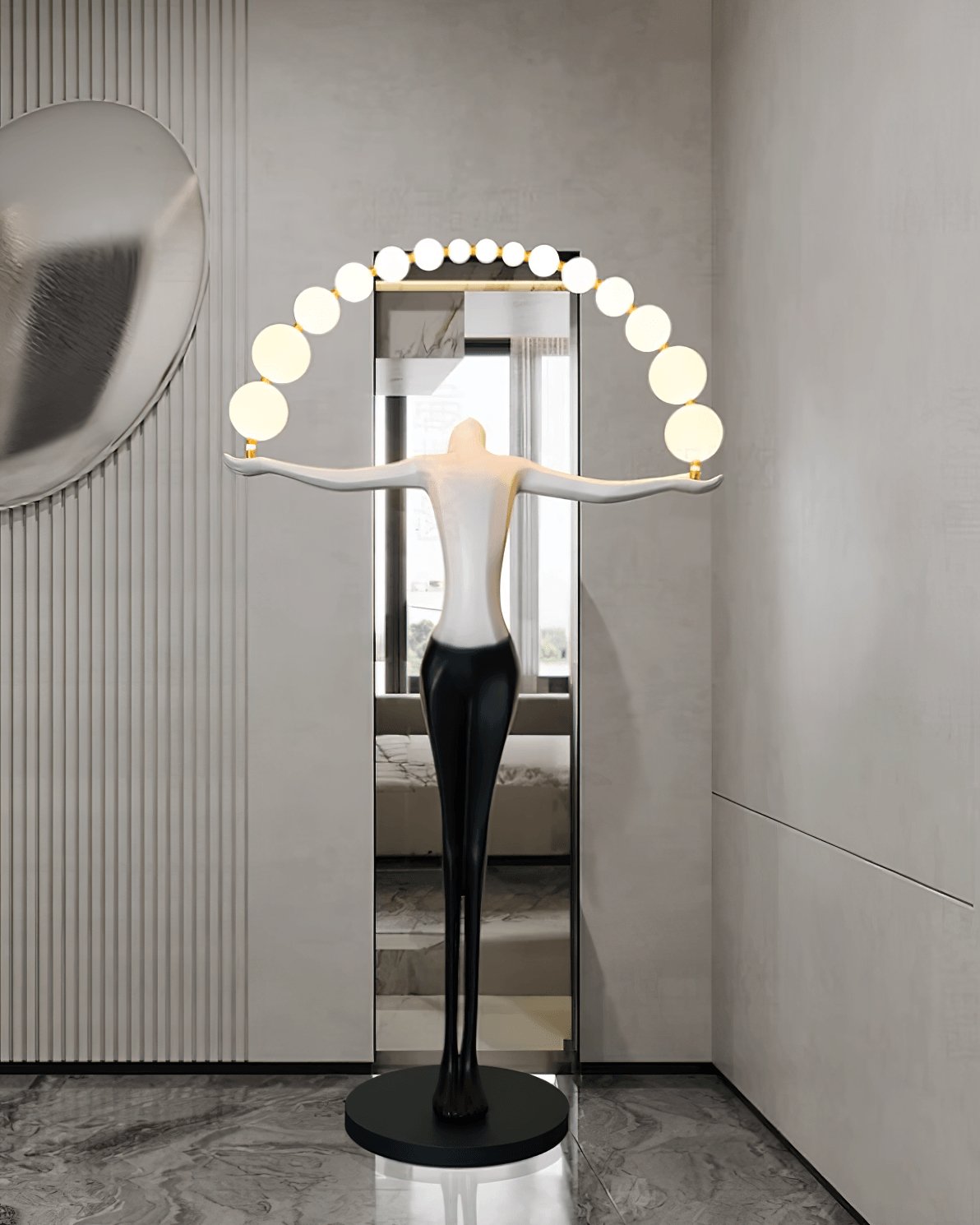 Luminara skulptural golvlampa med gradient