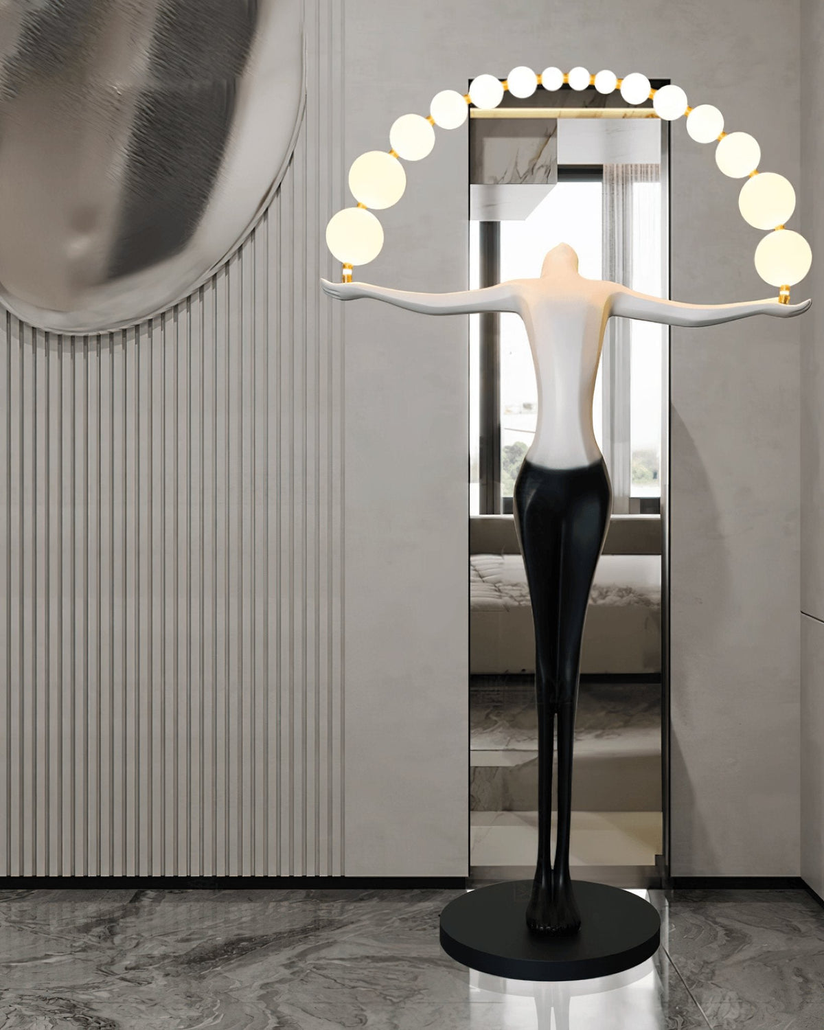 Luminara skulptural golvlampa med gradient