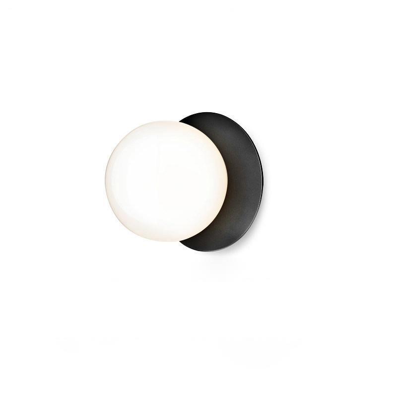 Candeeiro de parede minimalista Nifte em forma de disco e globo