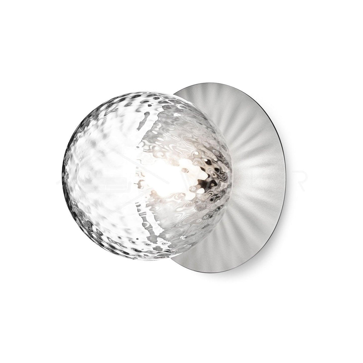 Candeeiro de parede minimalista Nifte em forma de disco e globo