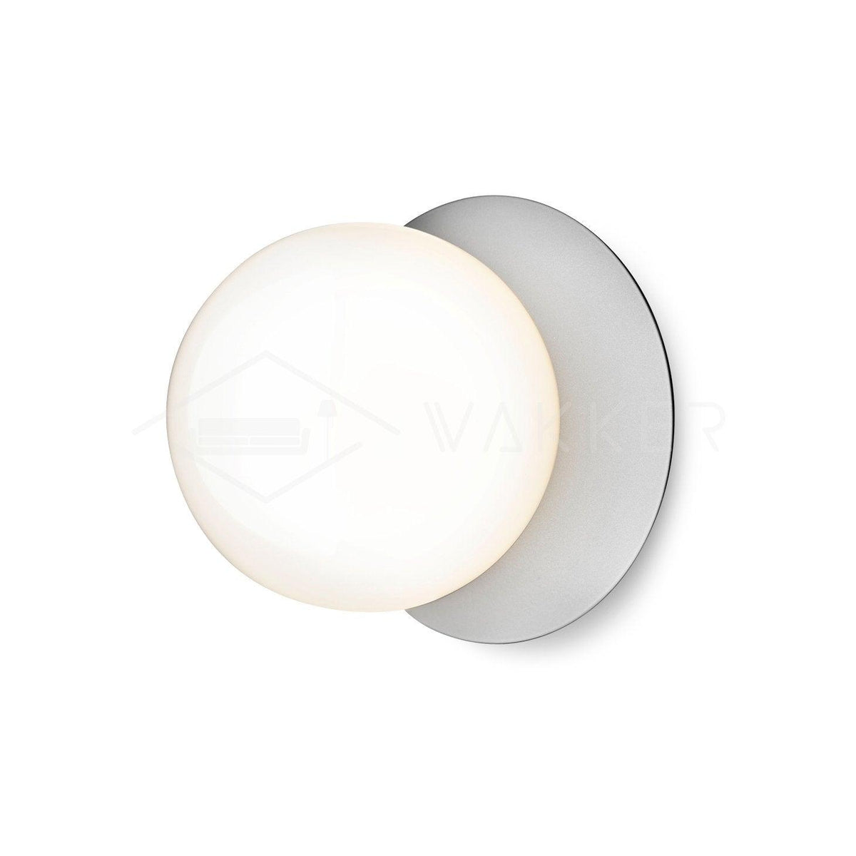Candeeiro de parede minimalista Nifte em forma de disco e globo