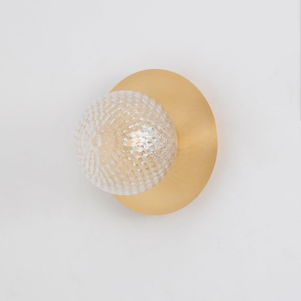 Candeeiro de parede minimalista Nifte em forma de disco e globo