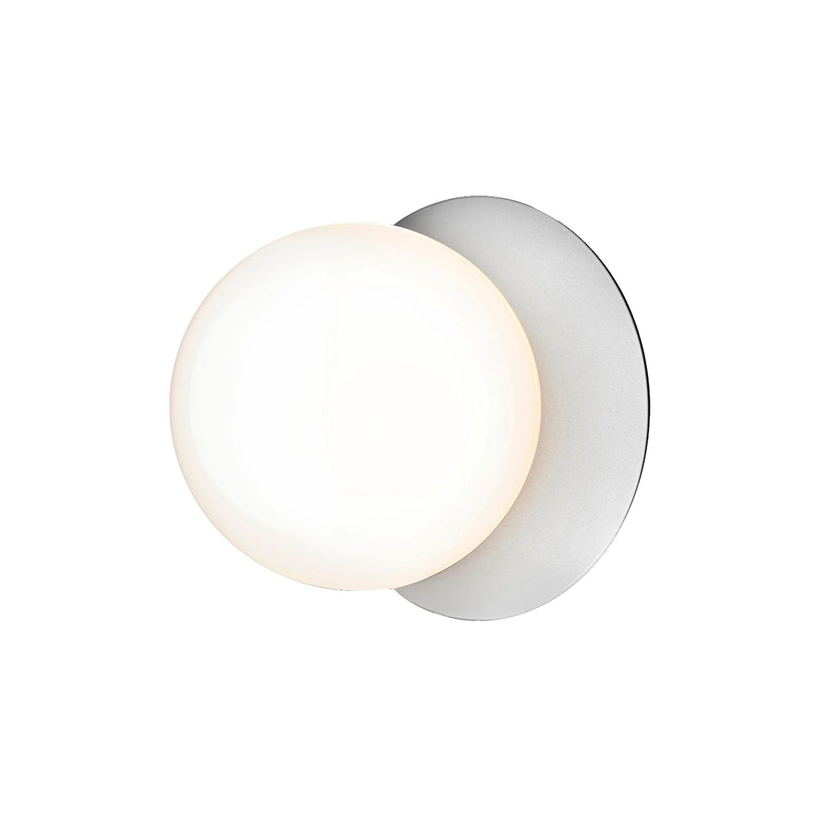 Candeeiro de parede minimalista Nifte em forma de disco e globo