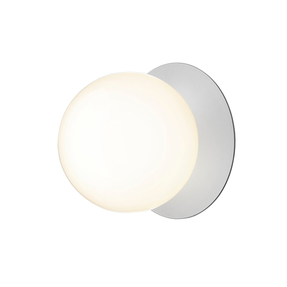 Candeeiro de parede minimalista Nifte em forma de disco e globo