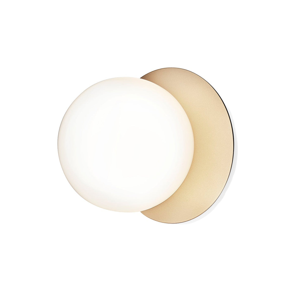 Candeeiro de parede minimalista Nifte em forma de disco e globo