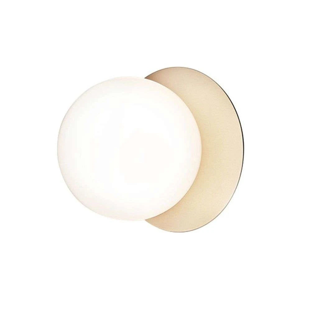 Candeeiro de parede minimalista Nifte em forma de disco e globo