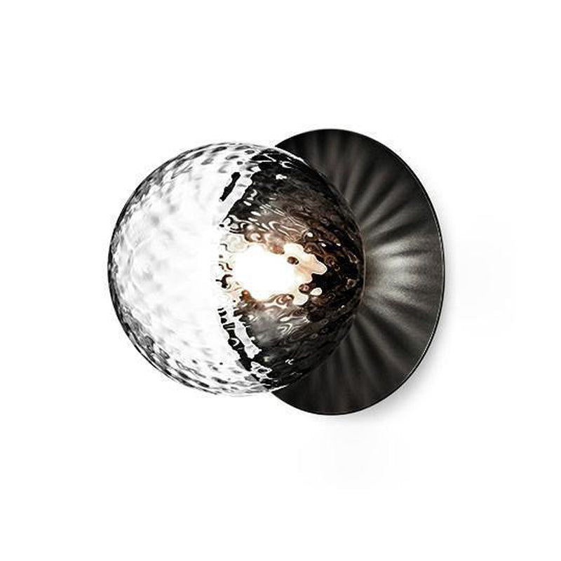 Candeeiro de parede minimalista Nifte em forma de disco e globo