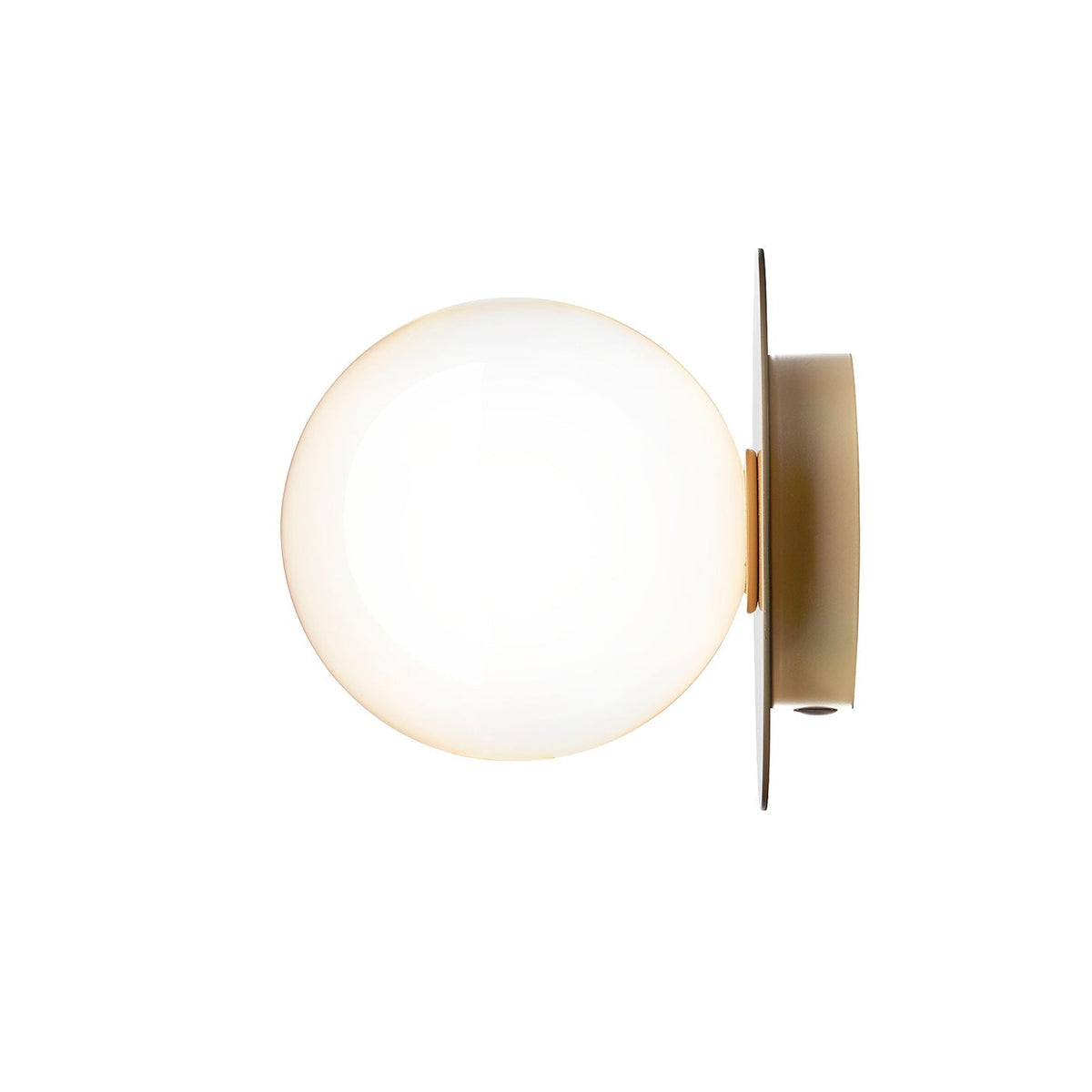 Candeeiro de parede minimalista Nifte em forma de disco e globo