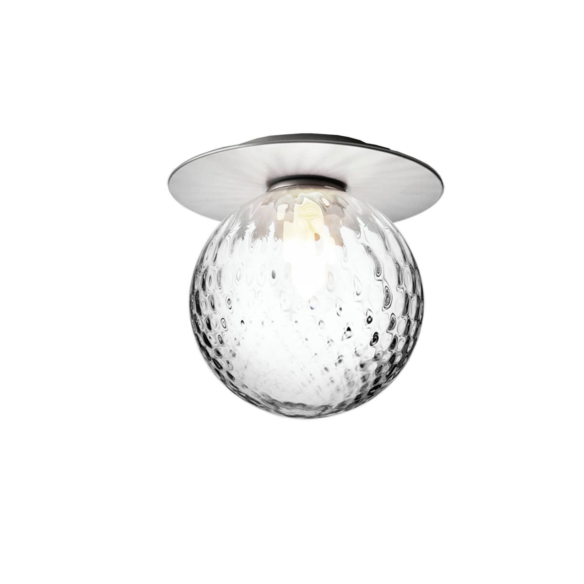 Candeeiro de parede minimalista Nifte em forma de disco e globo