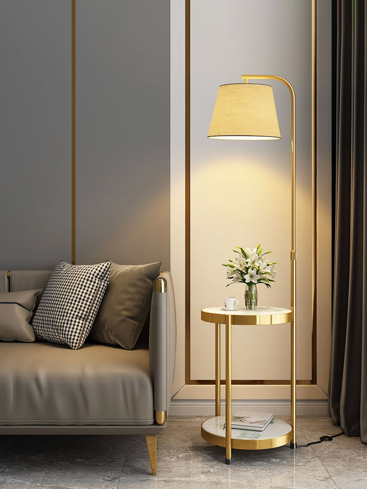 Avenareria modern golvlampa