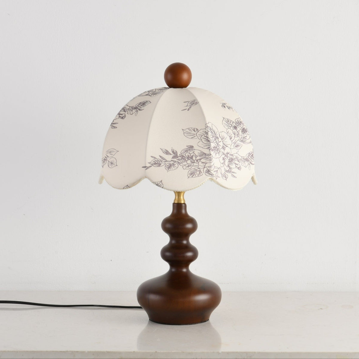 Cirirette vintagebordlampe