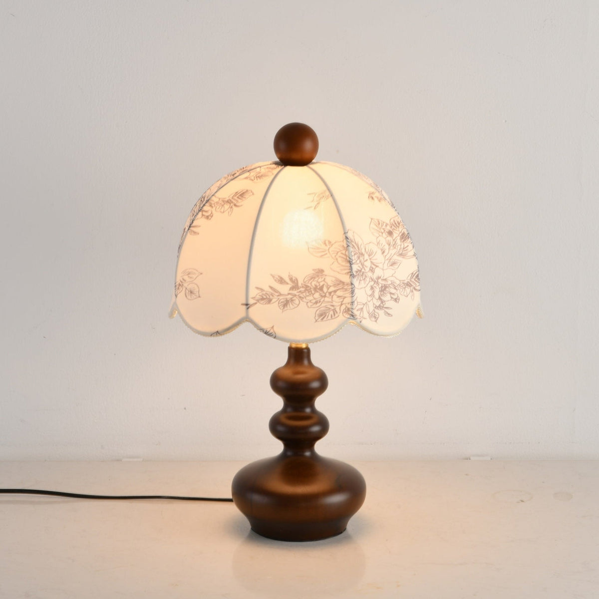 Cirirette vintagebordlampe