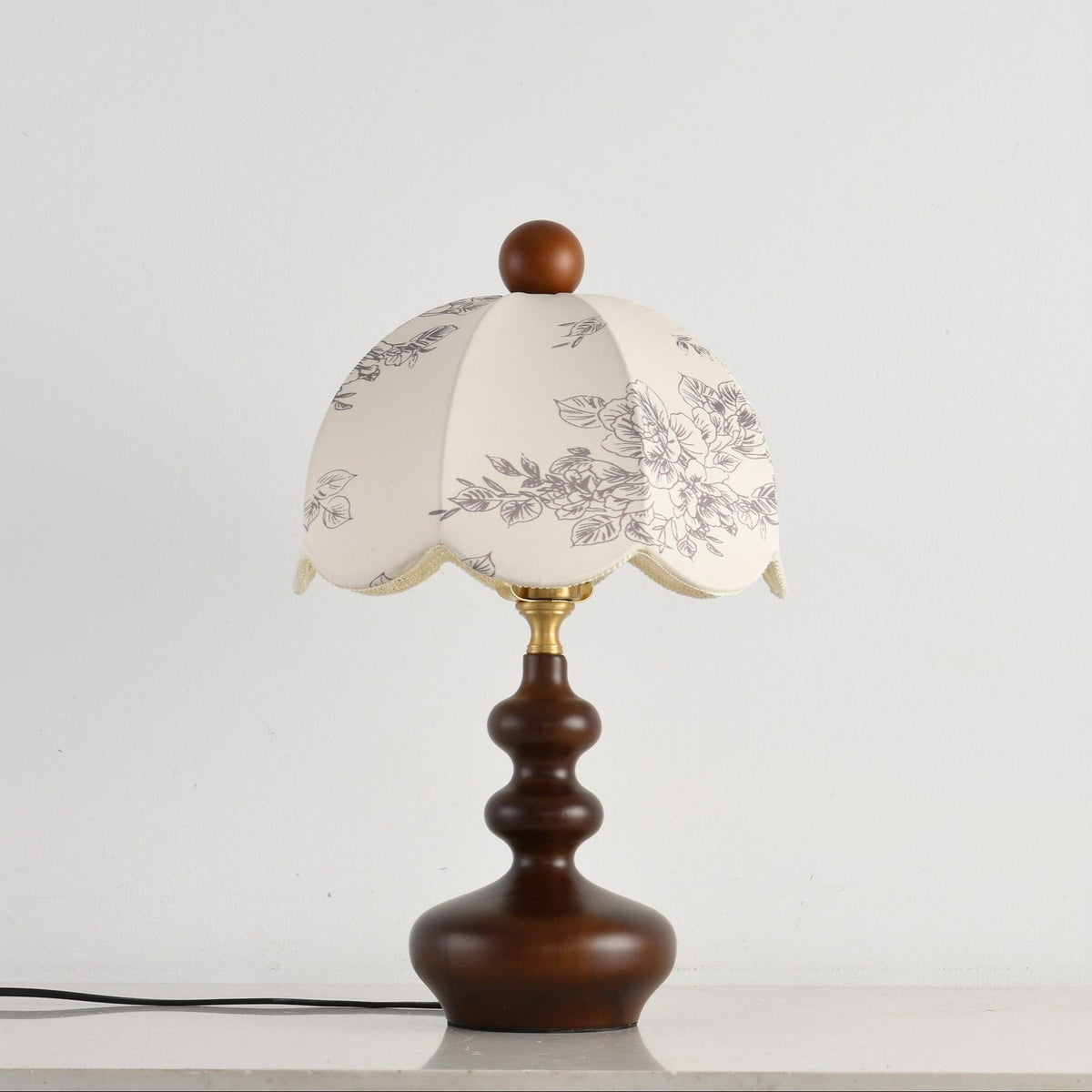 Cirirette vintagebordlampe
