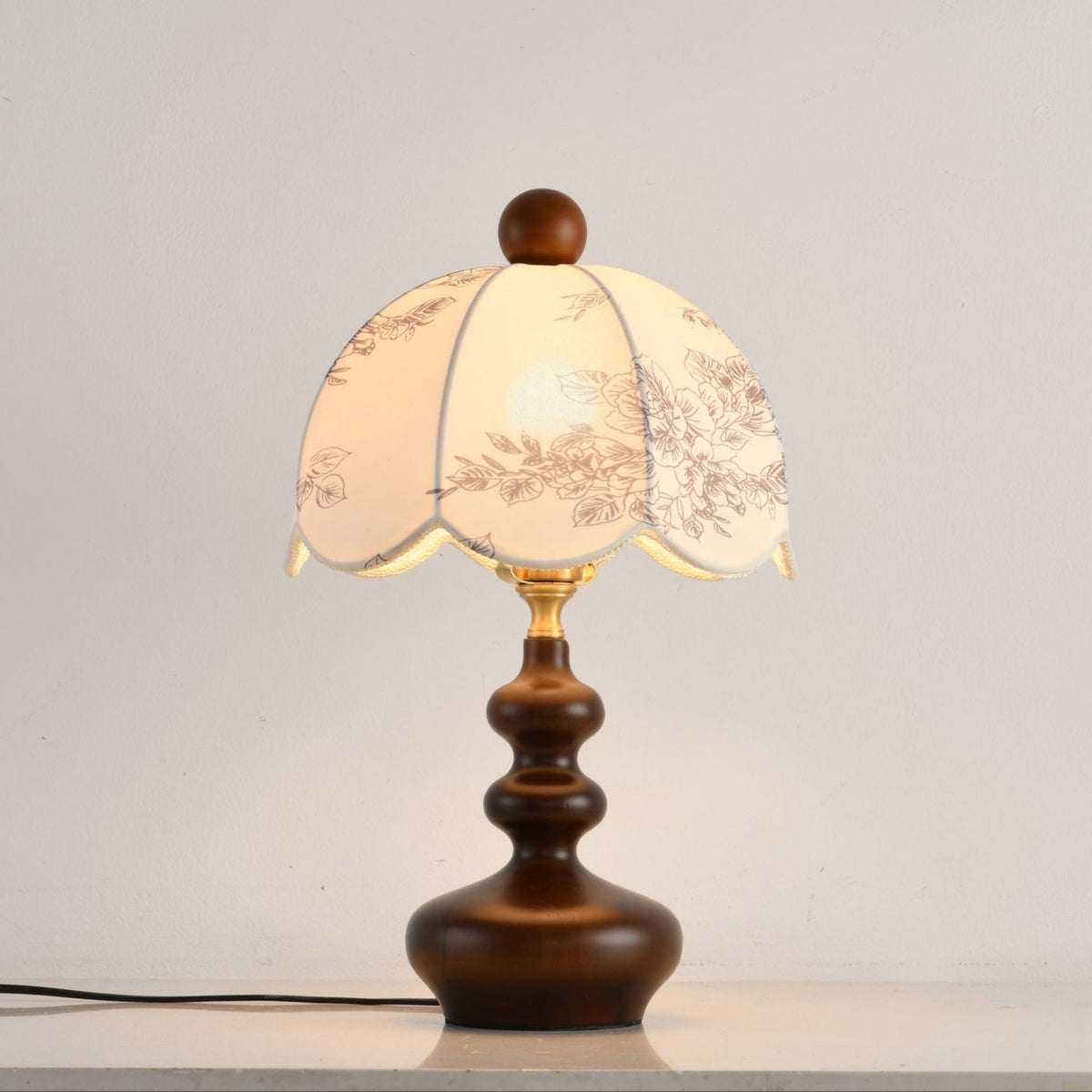 Cirirette vintagebordlampe