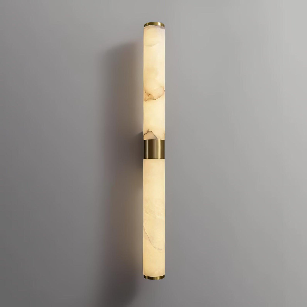 Olmirira minimalistisk vägglampa i alabaster