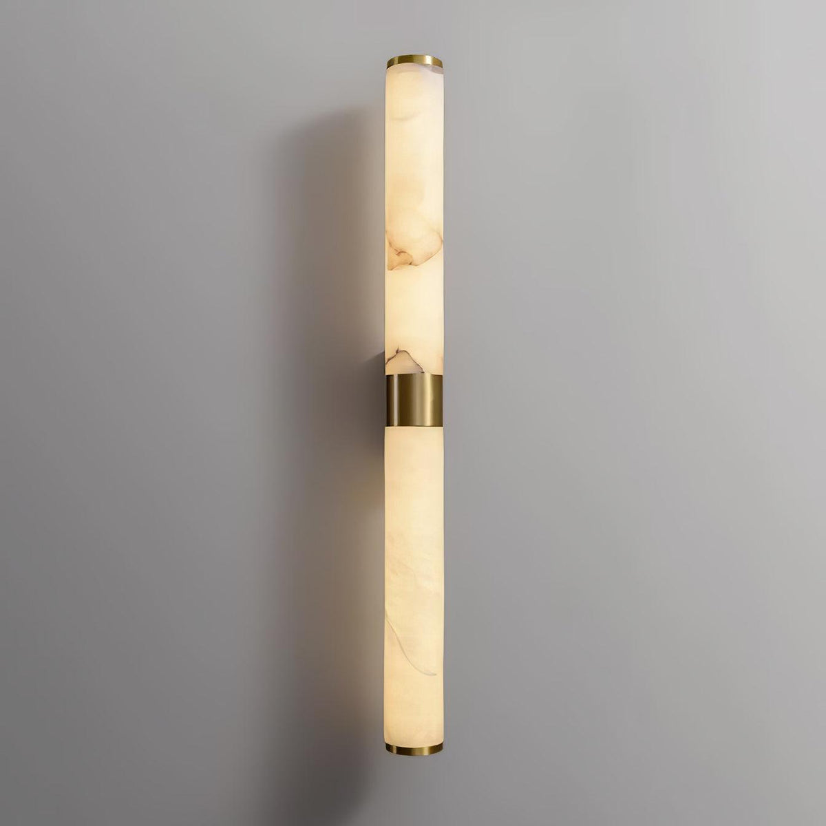 Olmirira minimalistisk vägglampa i alabaster