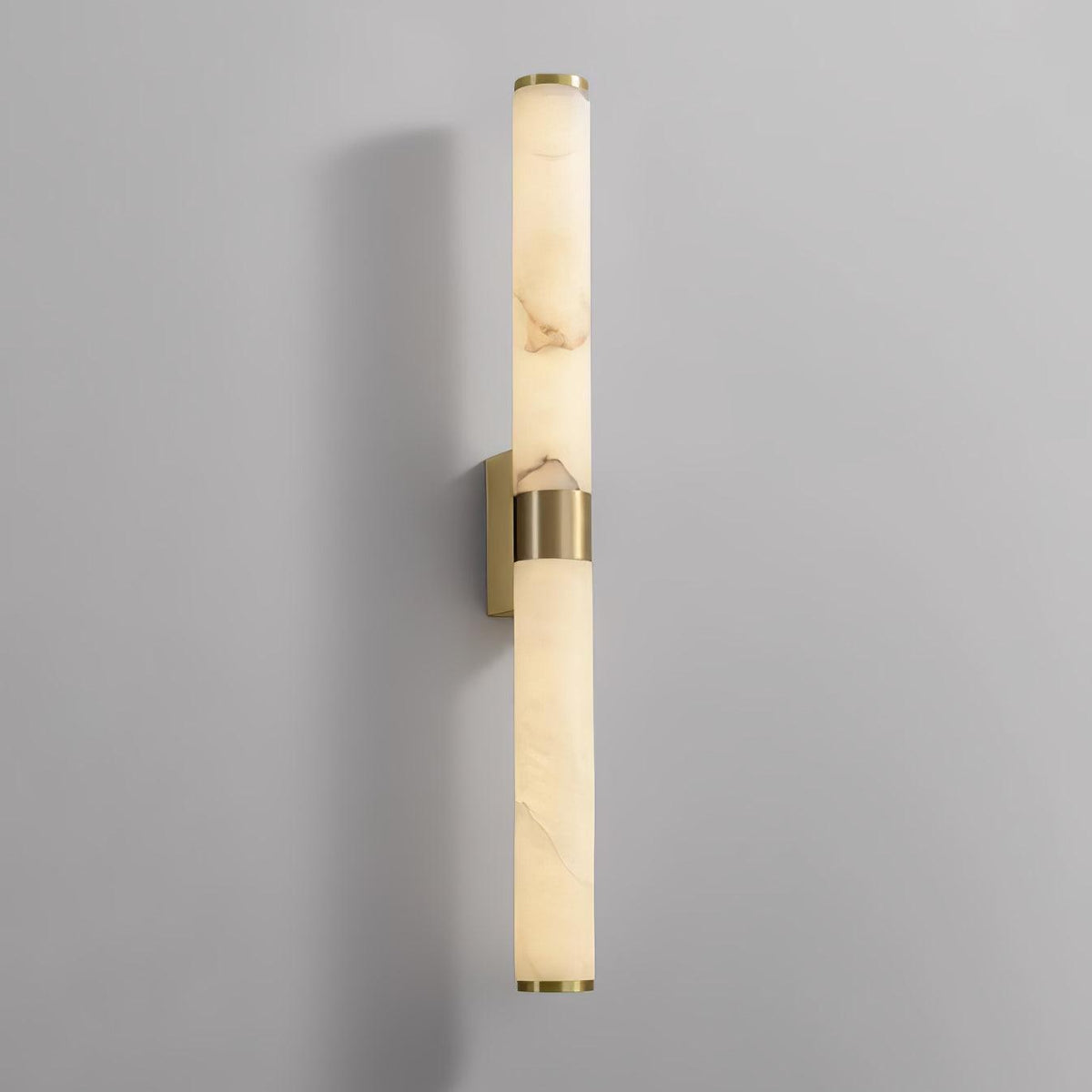 Olmirira minimalistisk vägglampa i alabaster
