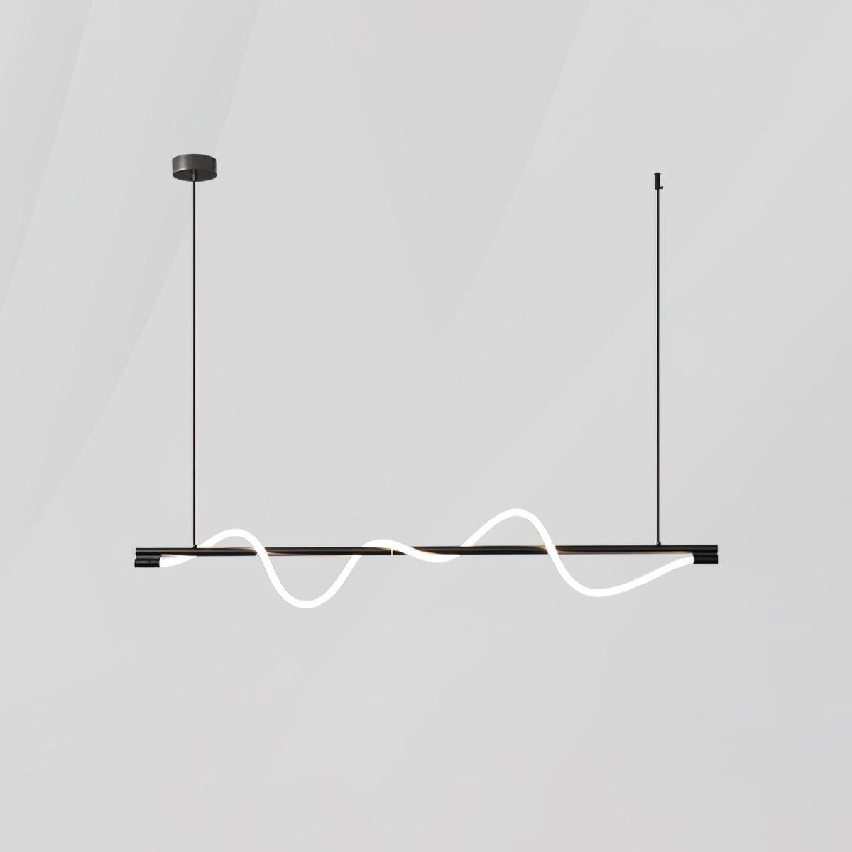 Candeeiro suspenso minimalista em latão Pulse