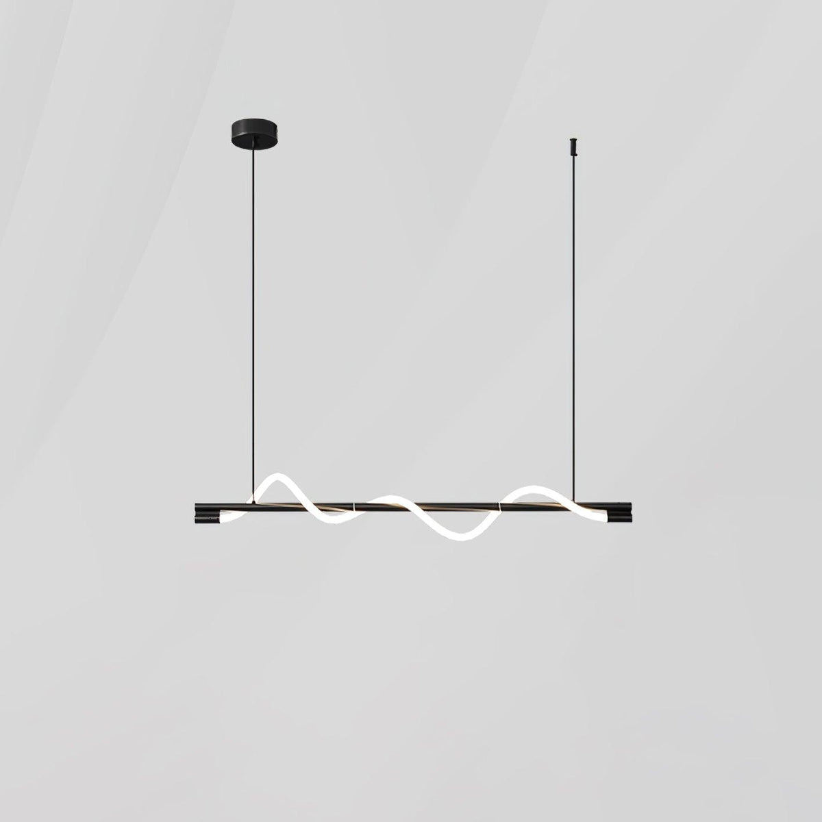 Candeeiro suspenso minimalista em latão Pulse