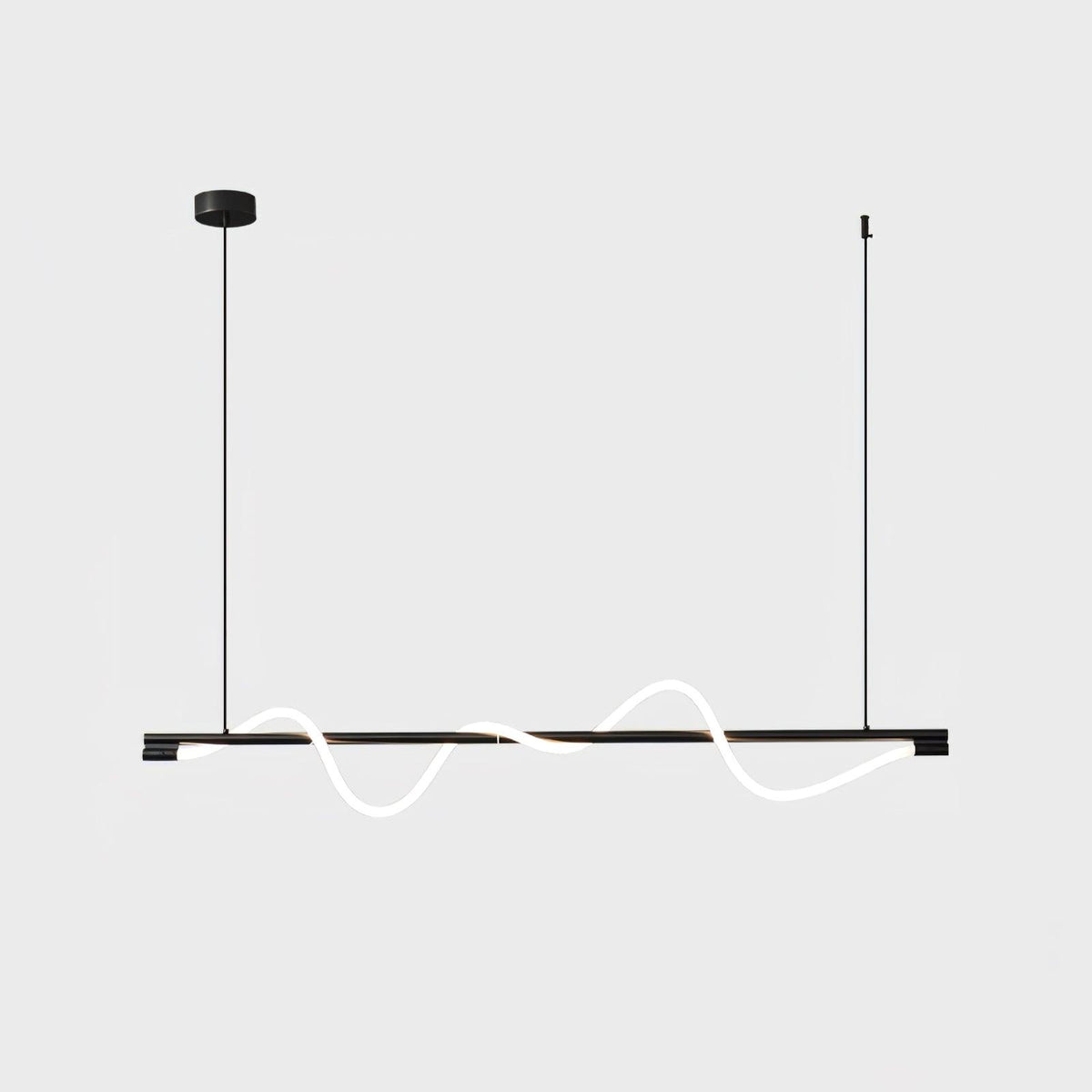 Candeeiro suspenso minimalista em latão Pulse