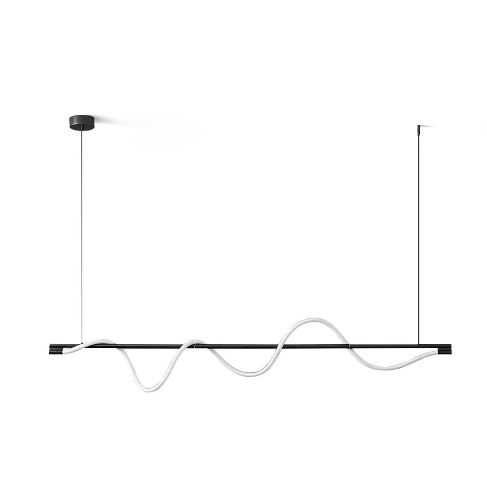 Candeeiro suspenso minimalista em latão Pulse